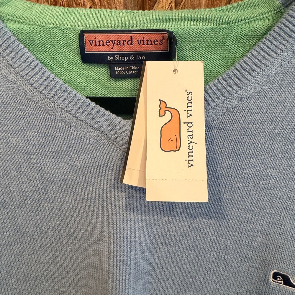 Vineyard Vines Men's Colorblock Crewneck Sweater - Picture 4 of 4
